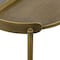 Armen Living Dua Gray Concrete Coffee Table with Antique Brass LCDUCOCC - alternate 2